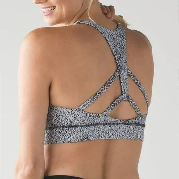 Lululemon Circuit Breaker Sports Bra Size 4 Medium Support Crossback Workout - Picture 1 of 6